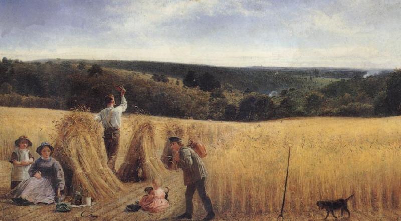 Richard Redgrave,RA The Valleys also stand Thick with Corn:Psalm LXV China oil painting art